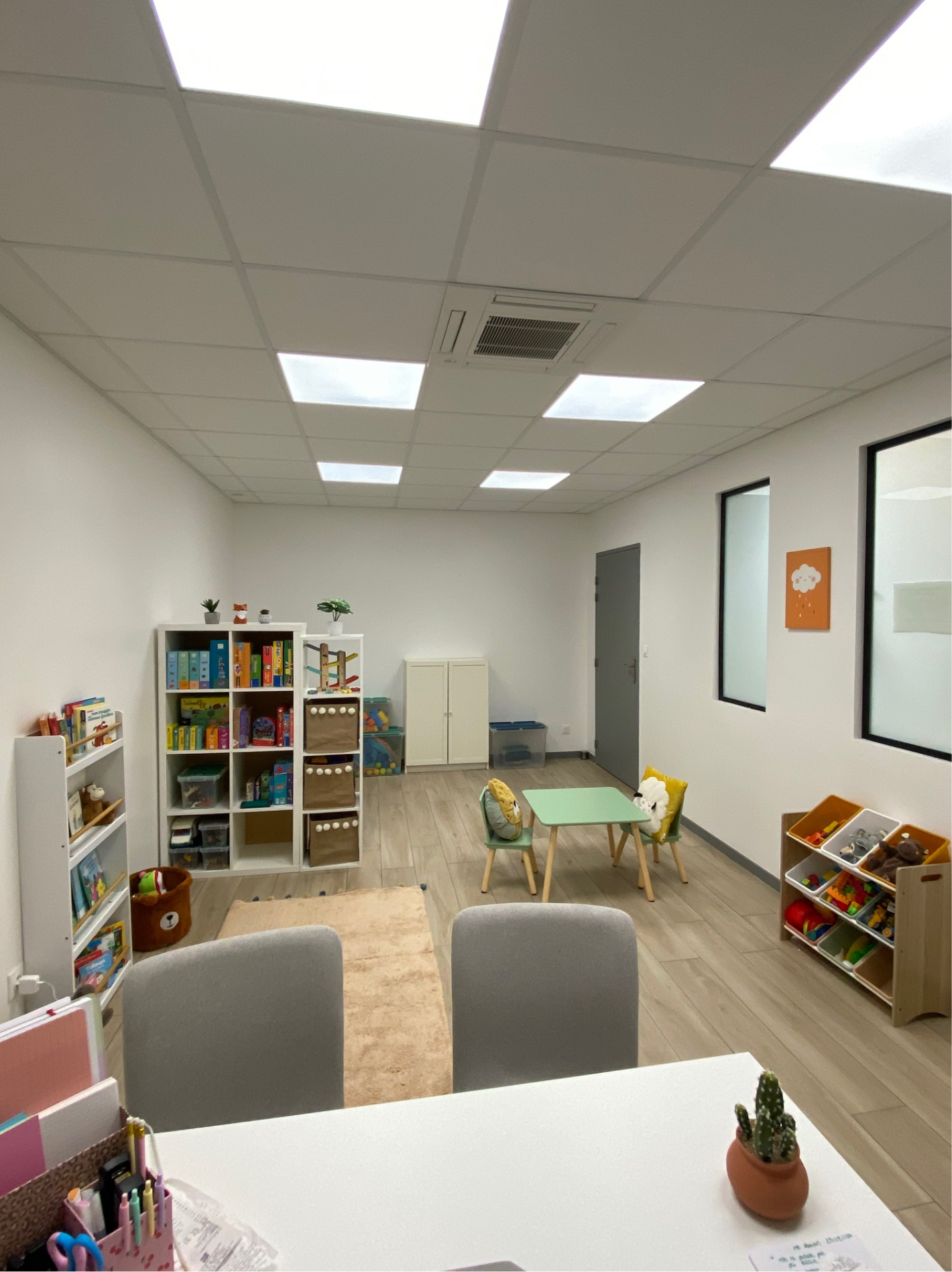 Le cabinet — espace de médiation thérapeutique